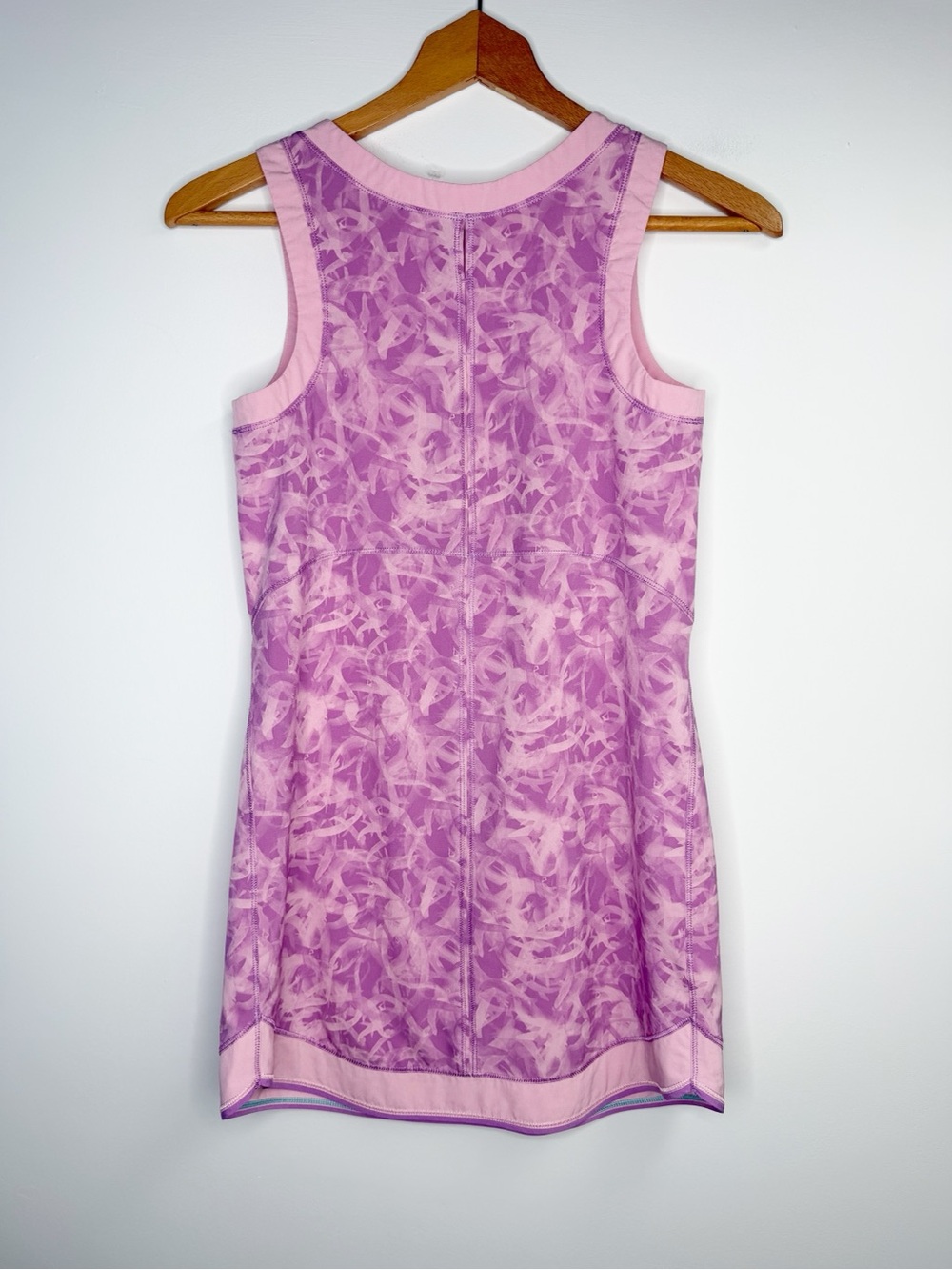 Lululemon Ivivva Girls Pink Purple Print Athletic Dress Size 12 - Picture 2 of 4